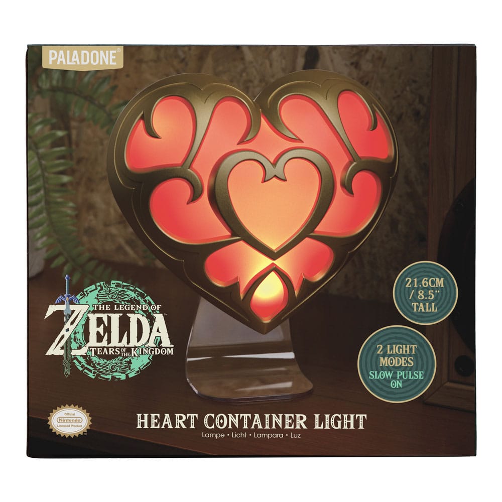 The Legend of Zelda: Tears of the Kingdom Leuchte Herzcontainer 22 cm - Preorder - ETA: 24.10.2025