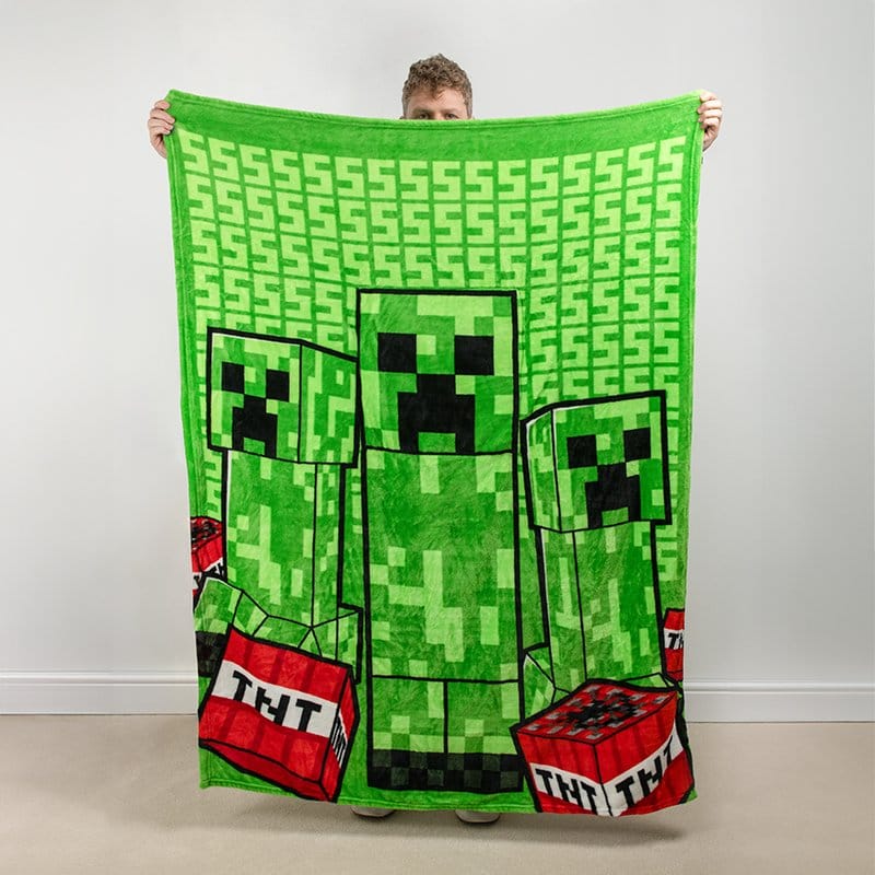 Minecraft Kissen-Decke Creeper 2-in-1 Foldable 150 cm - Preorder - ETA: 25.01.2027
