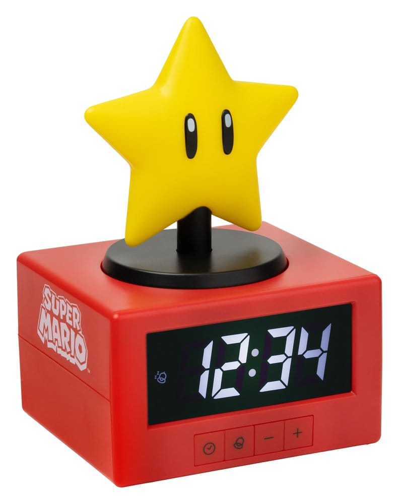 Super Mario Icon Wecker Super Star 15 cm - Preorder - ETA: 25.08.2026