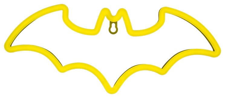 DC Comics Wandleuchte Batman LED Neon - Preorder - ETA: 25.08.2026