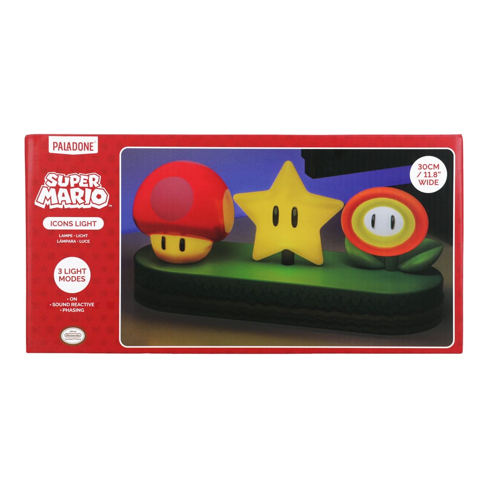 Super Mario Leuchte Icons 30 cm - Versand: 5-7 Tage nach Bestellung