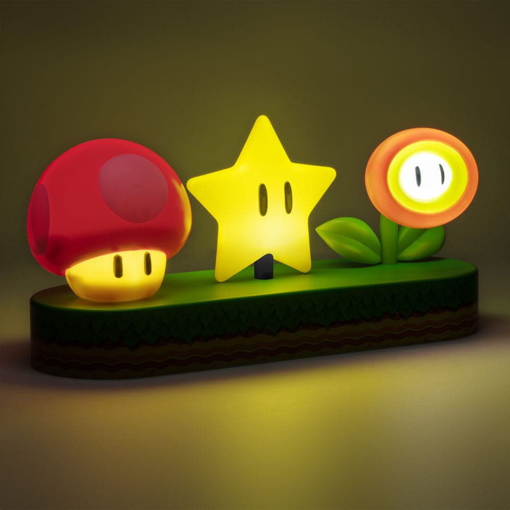 Super Mario Leuchte Icons 30 cm - Versand: 5-7 Tage nach Bestellung