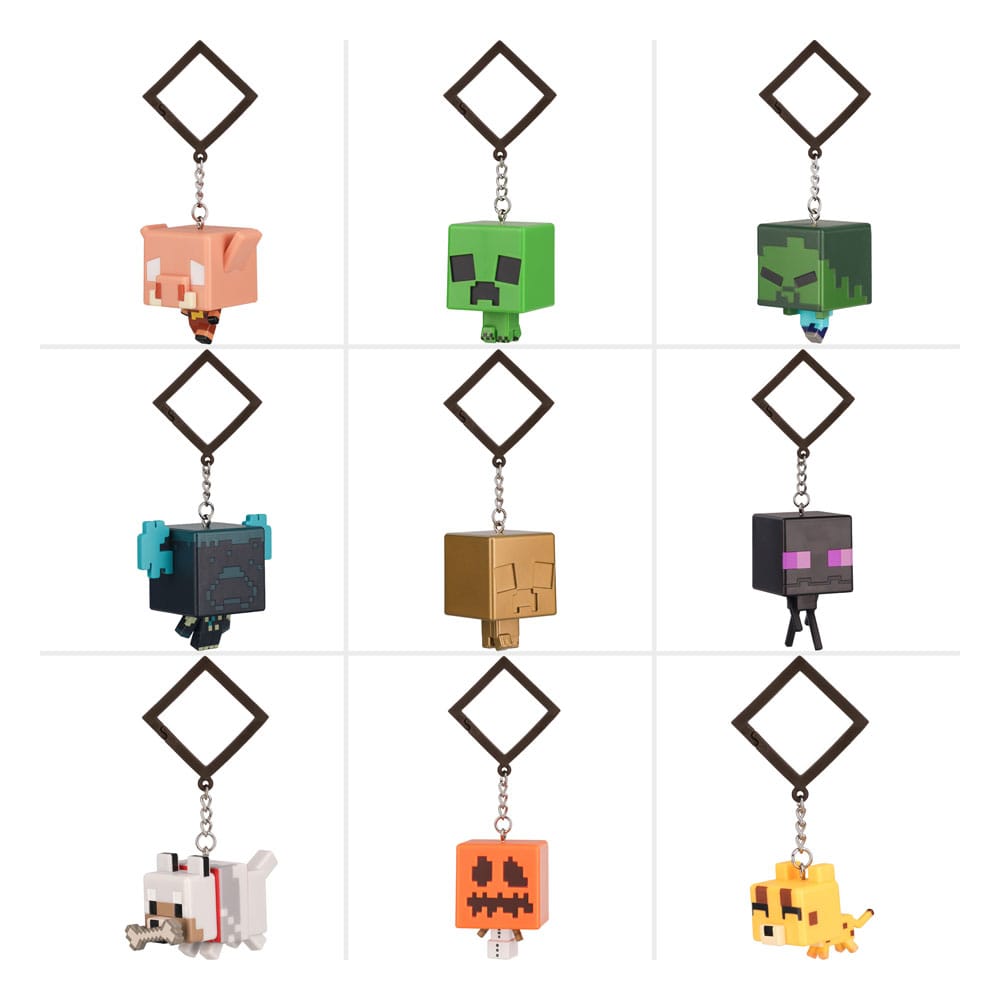 Minecraft Taschenanhänger Backpack Buddies Mystery Bags Series 3 Display (24)     - Versand: 5-7 Tage nach Bestellung