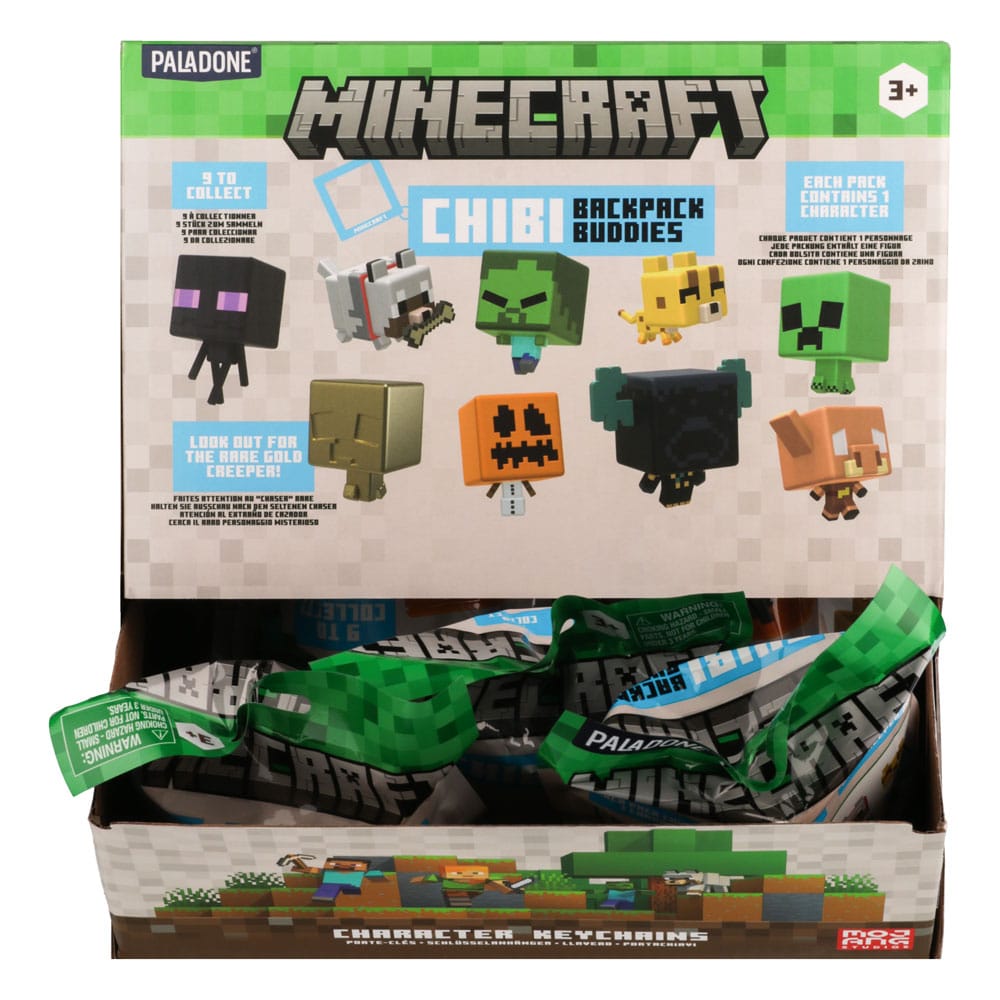 Minecraft Taschenanhänger Backpack Buddies Mystery Bags Series 3 Display (24)     - Versand: 5-7 Tage nach Bestellung