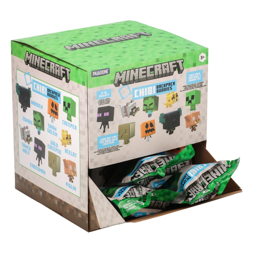 Minecraft Taschenanhänger Backpack Buddies Mystery Bags Series 3 Display (24)     - Versand: 5-7 Tage nach Bestellung