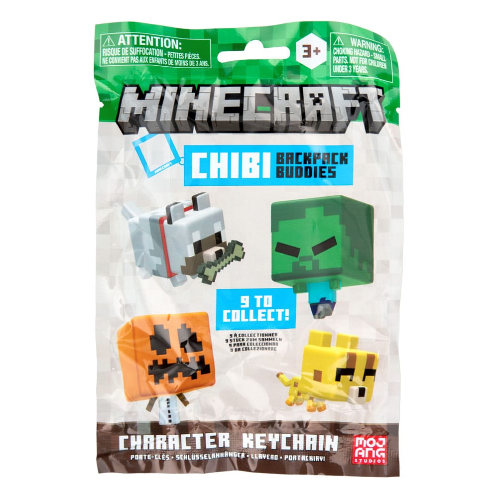 Minecraft Taschenanhänger Backpack Buddies Mystery Bags Series 3 Display (24)     - Versand: 5-7 Tage nach Bestellung