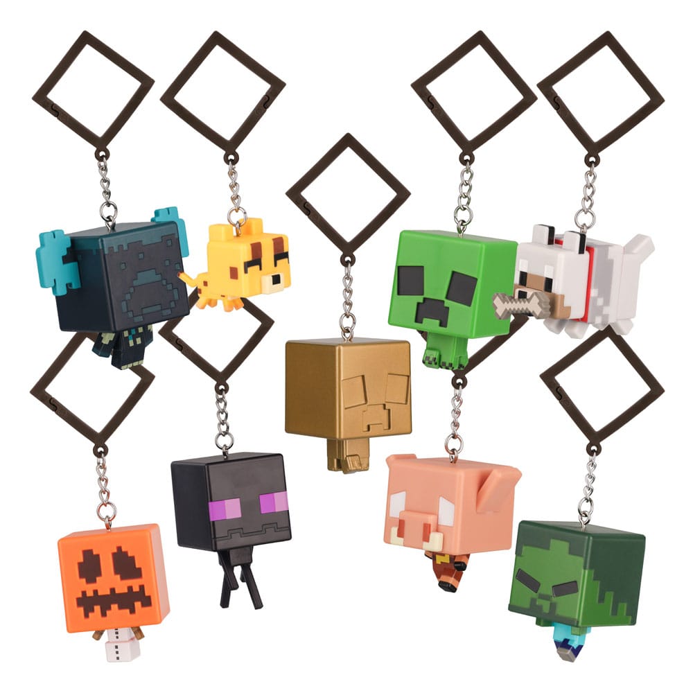 Minecraft Taschenanhänger Backpack Buddies Mystery Bags Series 3 Display (24)     - Versand: 5-7 Tage nach Bestellung