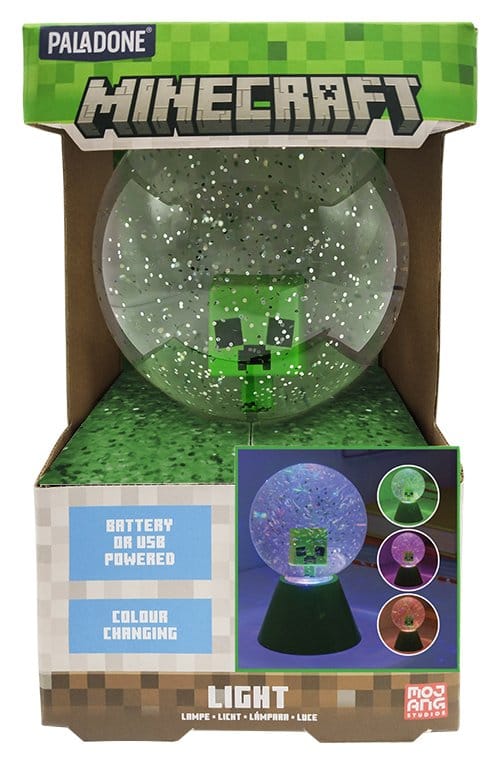 Minecraft Leuchte LED Glitter Ball - Preorder - ETA: 25.08.2026