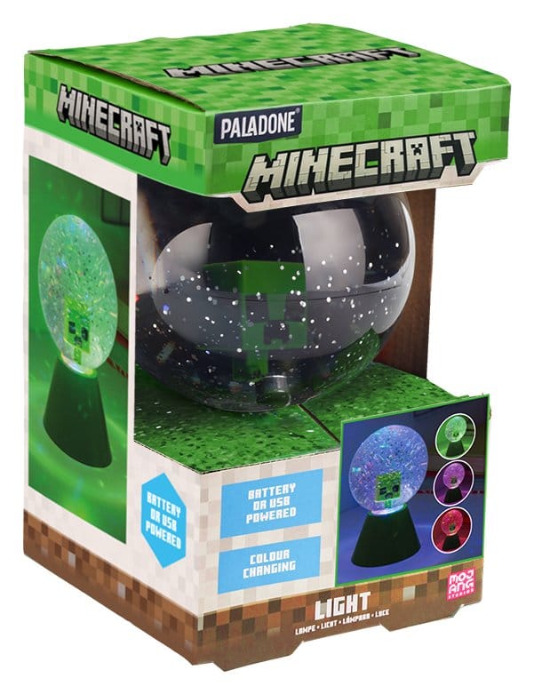 Minecraft Leuchte LED Glitter Ball - Preorder - ETA: 25.08.2026