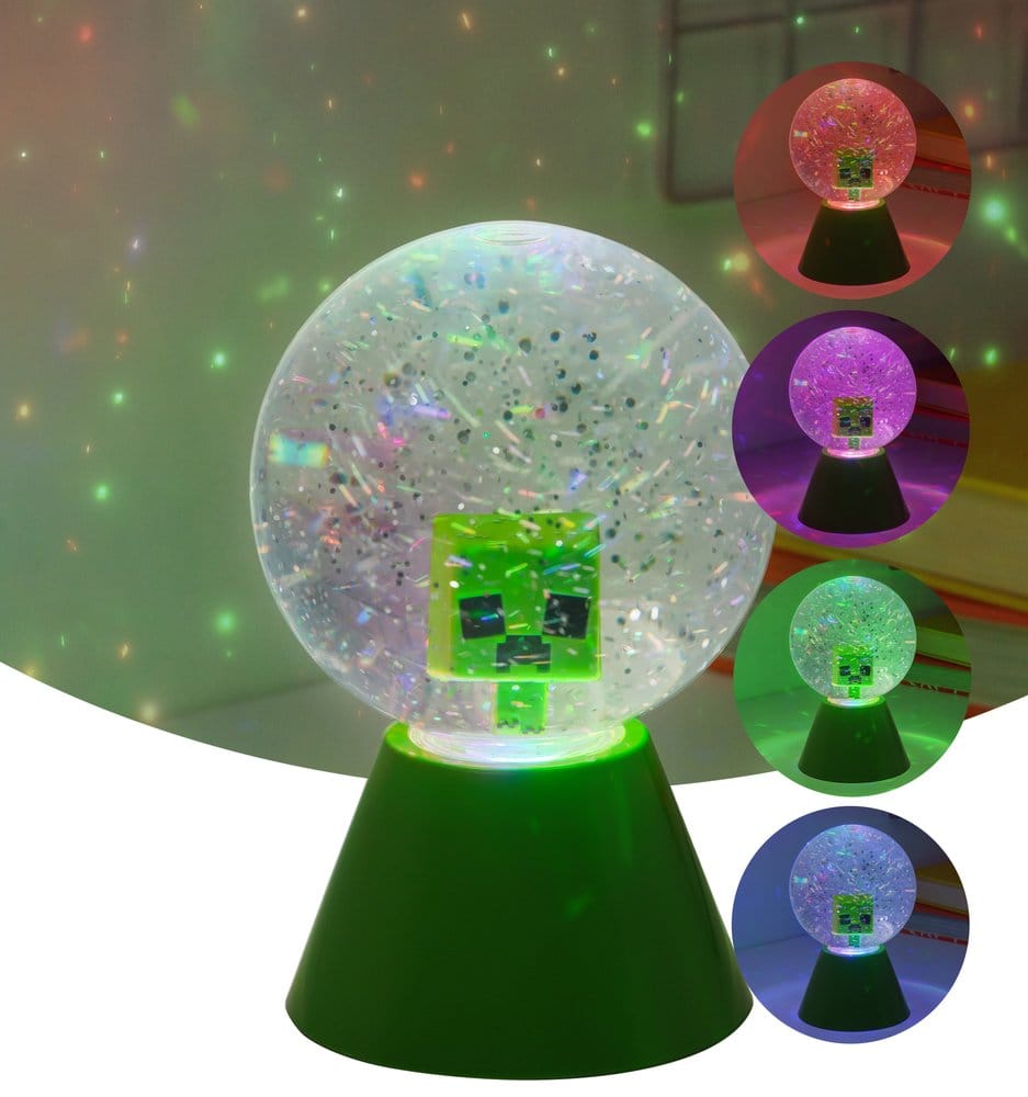 Minecraft Leuchte LED Glitter Ball - Preorder - ETA: 25.08.2026