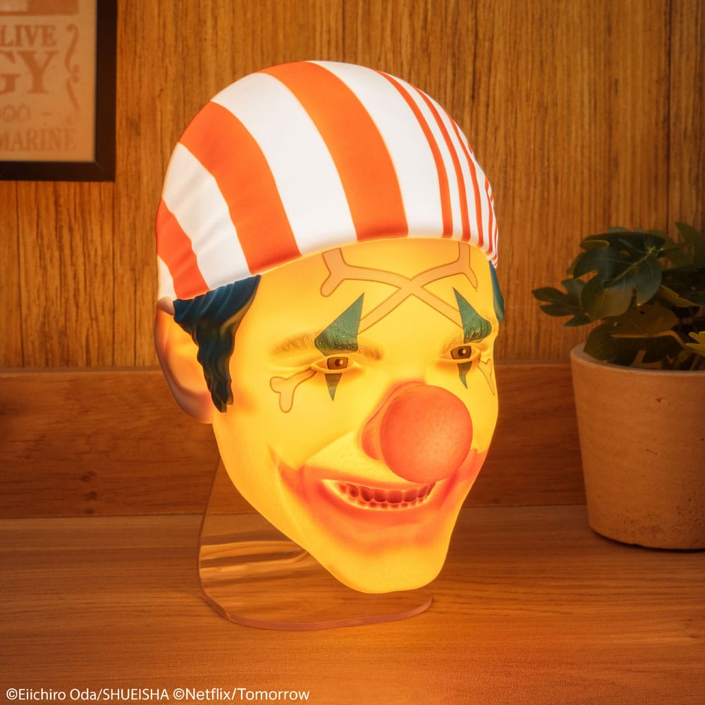 One Piece 3D LED Leuchte Buggy Mask   - Versand: 7 Tage nach Bestellung