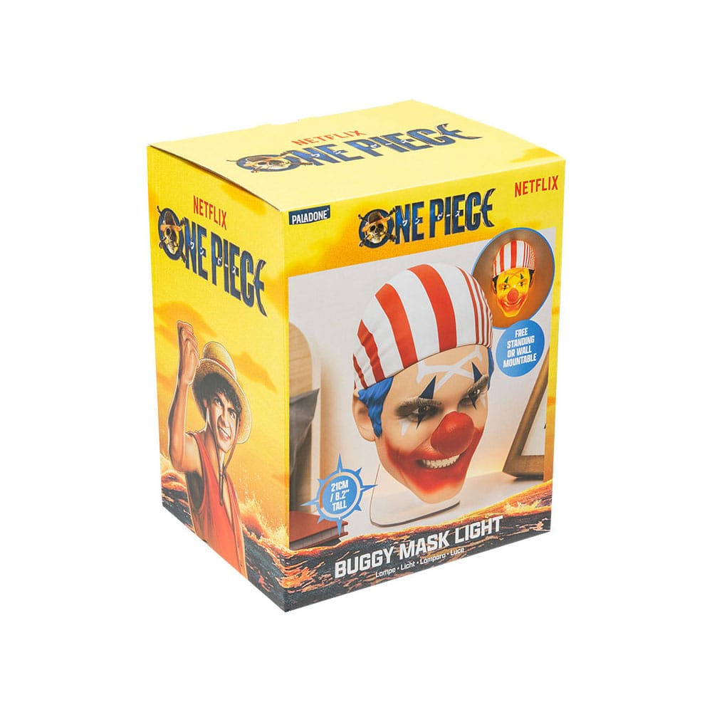 One Piece 3D LED Leuchte Buggy Mask   - Versand: 7 Tage nach Bestellung