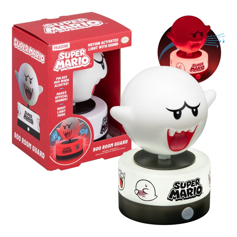 Super Mario Leuchte mit Sound Boo    - Versand: 5-7 Tage nach Bestellung