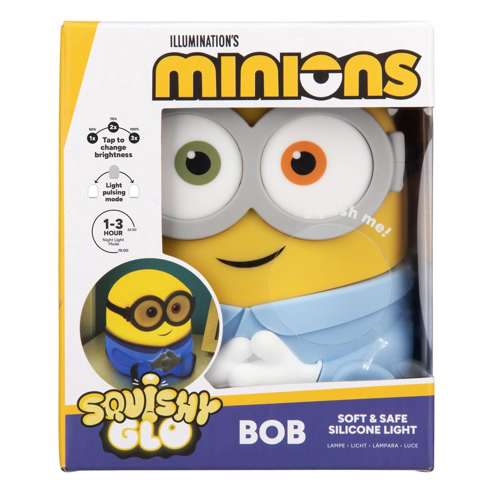 Minions Squishy Glo Silikon-Leuchte Bob 15 cm       - Versand: 7 Tage nach Bestellung