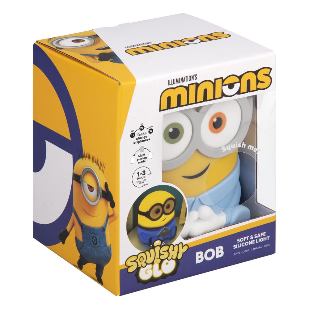 Minions Squishy Glo Silikon-Leuchte Bob 15 cm       - Versand: 7 Tage nach Bestellung