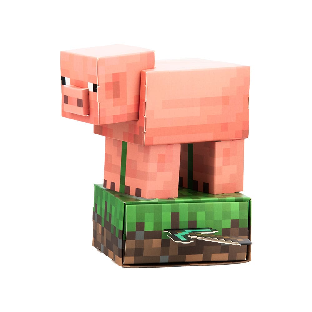 Minecraft Build Your Own Spardose Schwein   - Versand: 5-7 Tage nach Bestellung