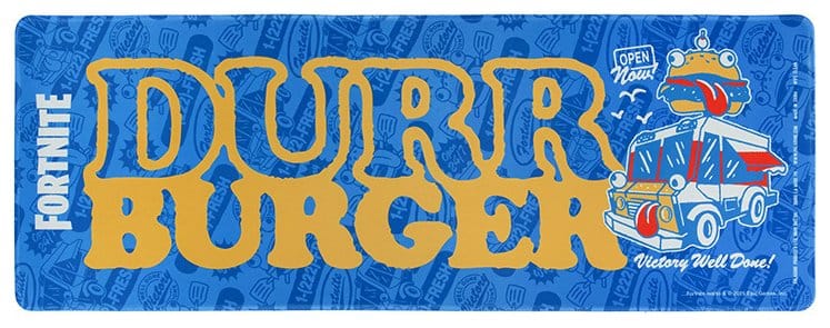 Fortnite Mousepad Durr Burger 81 x 30 cm - Preorder - ETA: 25.01.2027