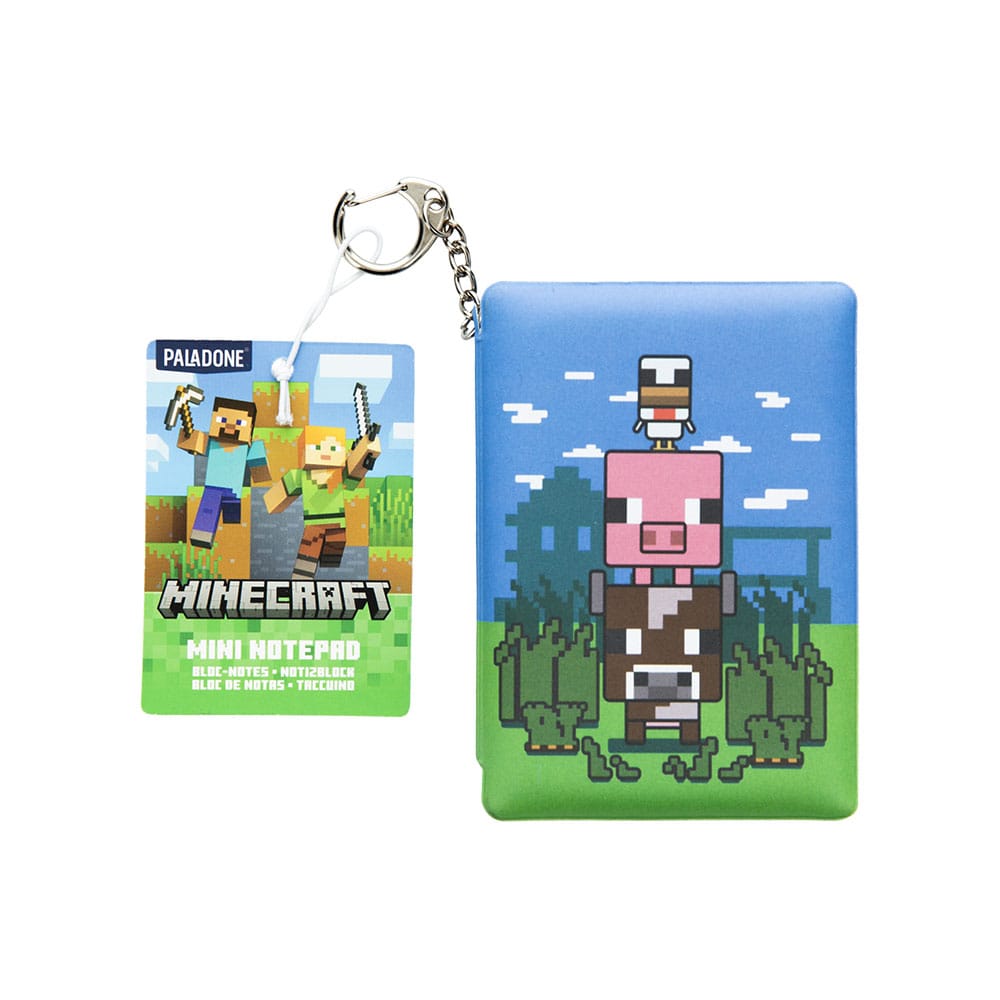 Minecraft Schlüsselanhänger Puffy Notepad  - Versand: 5-7 Tage nach Bestellung