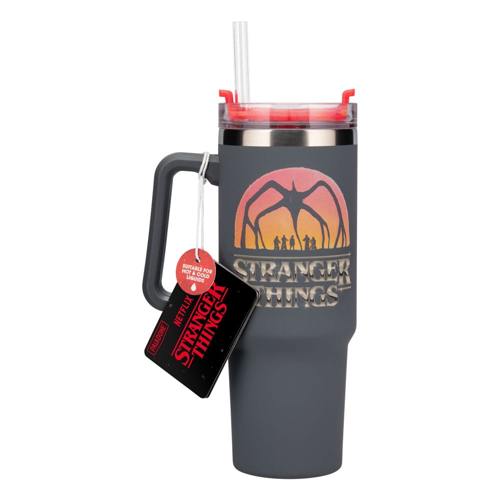 Stranger Things 5 Trinkbecher mit Trinkhalm 900 ml  - Versand: 7 Tage nach Bestellung