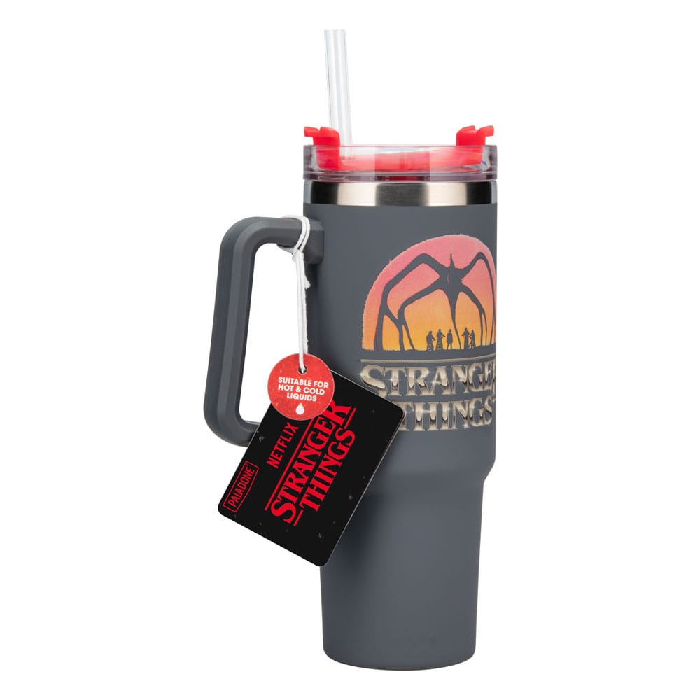 Stranger Things 5 Trinkbecher mit Trinkhalm 900 ml  - Versand: 7 Tage nach Bestellung
