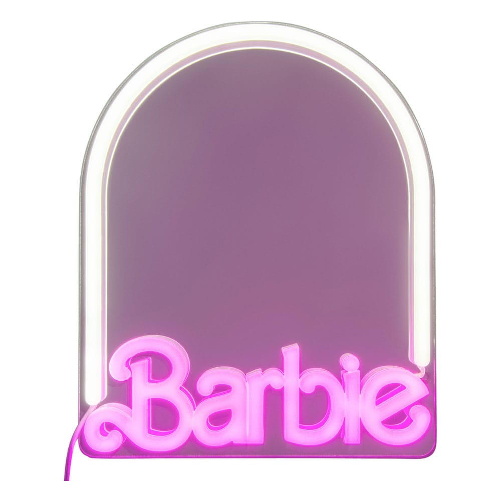 Barbie Wand-Spiegel Neon 27 cm   - Versand: 7 Tage nach Bestellung