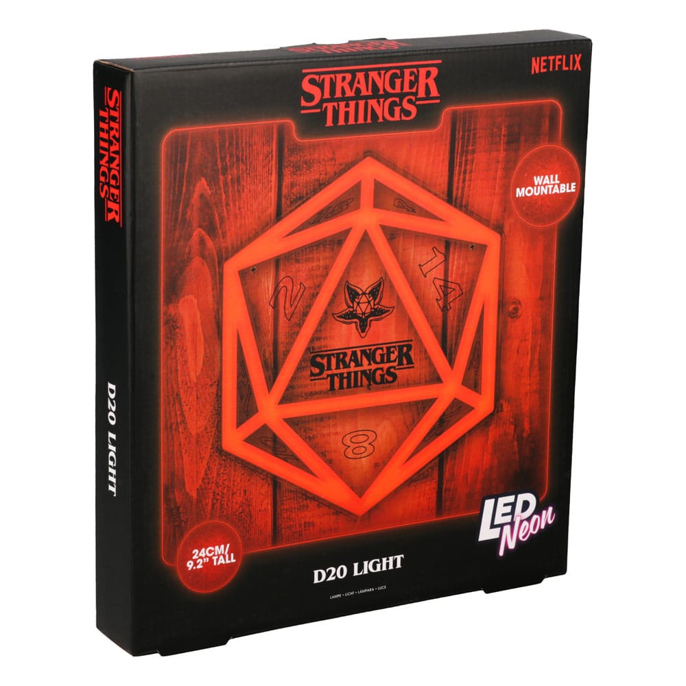 Stranger Things 5 LED Wandleuchte Neon       - Versand: 5-7 Tage nach Bestellung