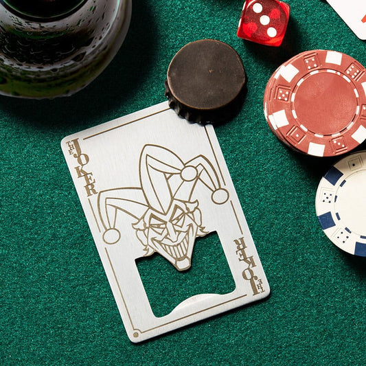 DC Comics Flaschenöffner Joker Playing Card 8 cm    - Preorder - ETA: 29.12.2025