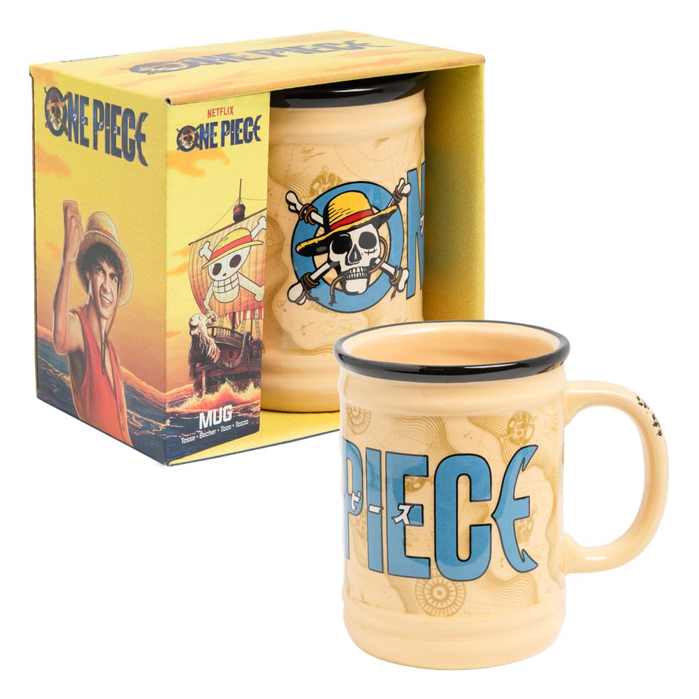 One Piece Shaped Tasse Jolly Roger - Versand: 5-7 Tage nach Bestellung