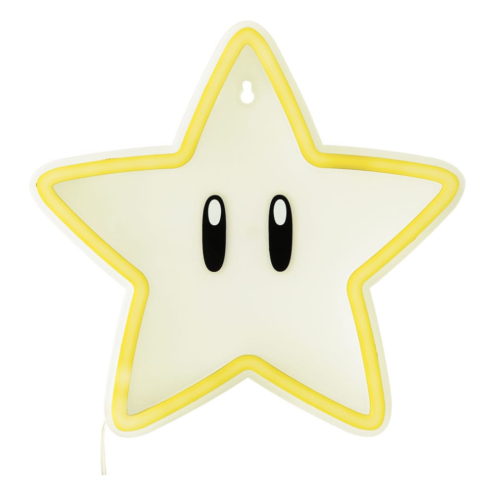 Super Mario LED Wandleuchte Super Star Neon       - Versand: 5-7 Tage nach Bestellung