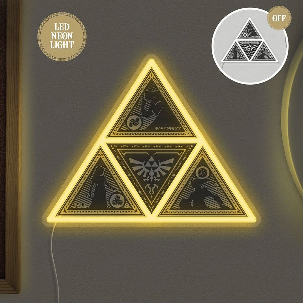 The Legend of Zelda Wandleuchte Triforce 22 x 25 cm - Preorder - ETA: 25.12.2026