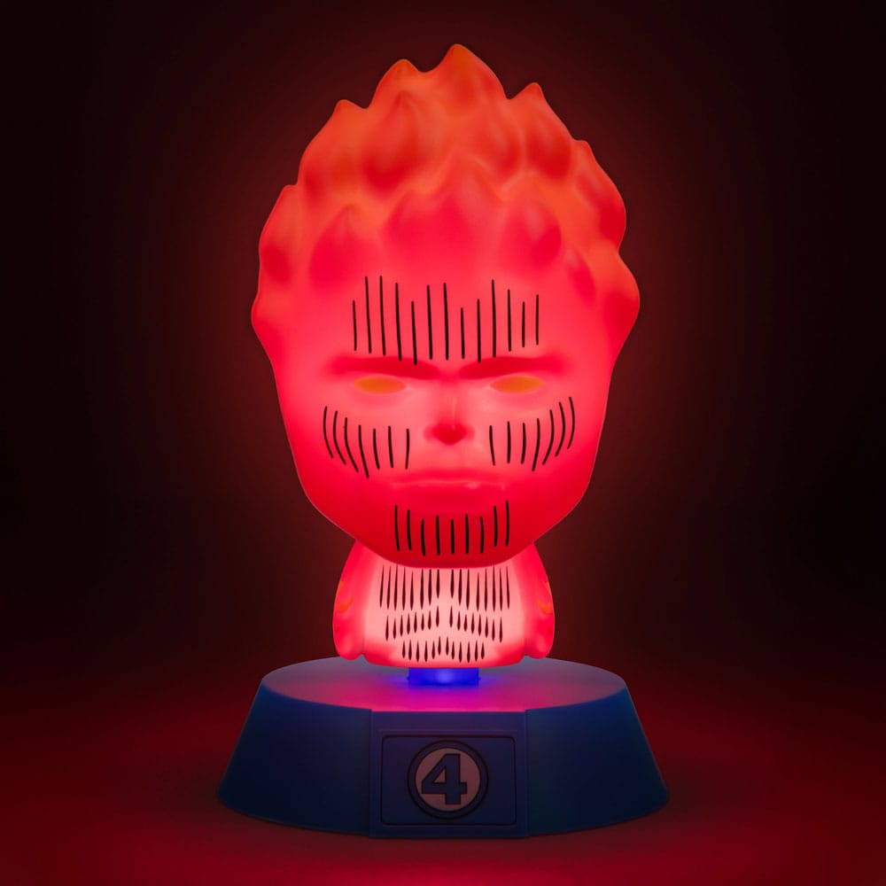 Fantastic Four Icons Leuchte Human Torch 11 cm   - Versand: 7 Tage nach Bestellung