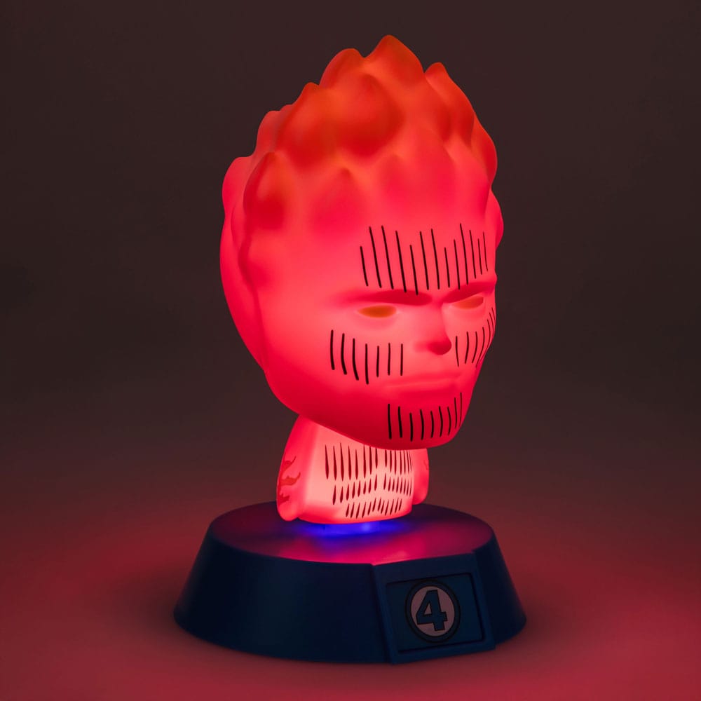 Fantastic Four Icons Leuchte Human Torch 11 cm   - Versand: 7 Tage nach Bestellung
