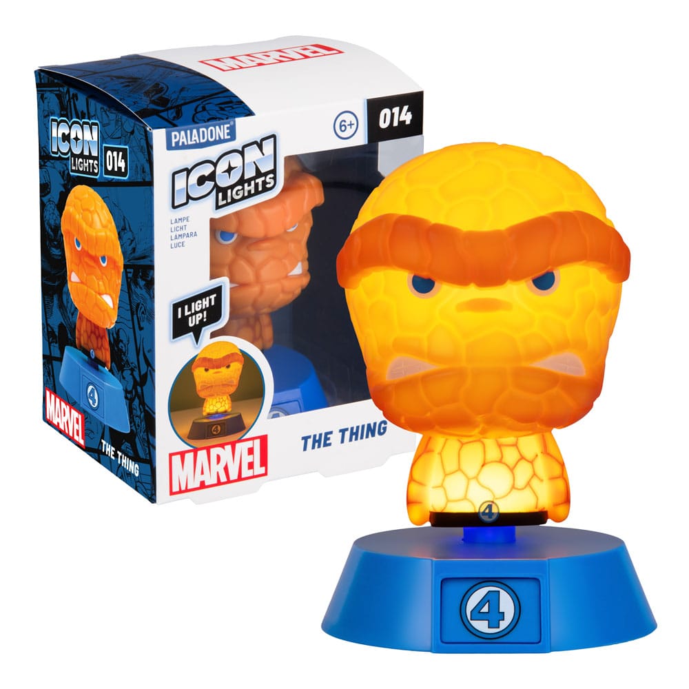 Fantastic Four Icons Leuchte The Thing 22 cm   - Versand: 7 Tage nach Bestellung