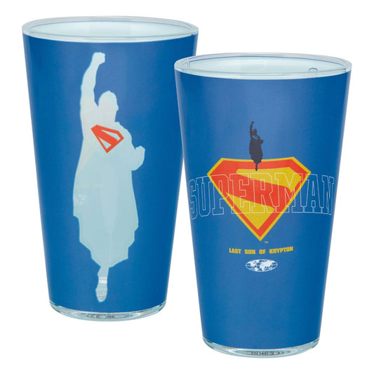 DC Comics Glas Superman  - Versand: 5-7 Tage nach Bestellung