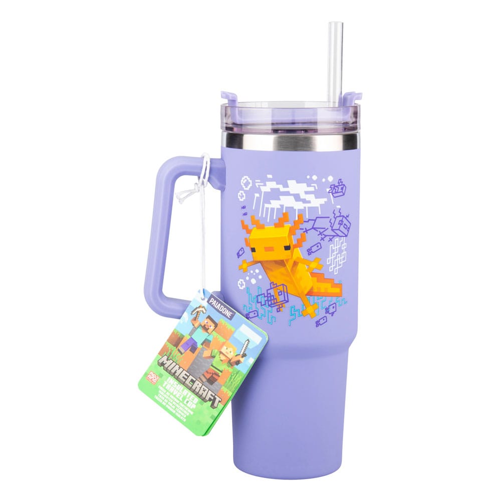 Minecraft Trinkbecher To Go Purple - Versand: 5-7 Tage nach Bestellung