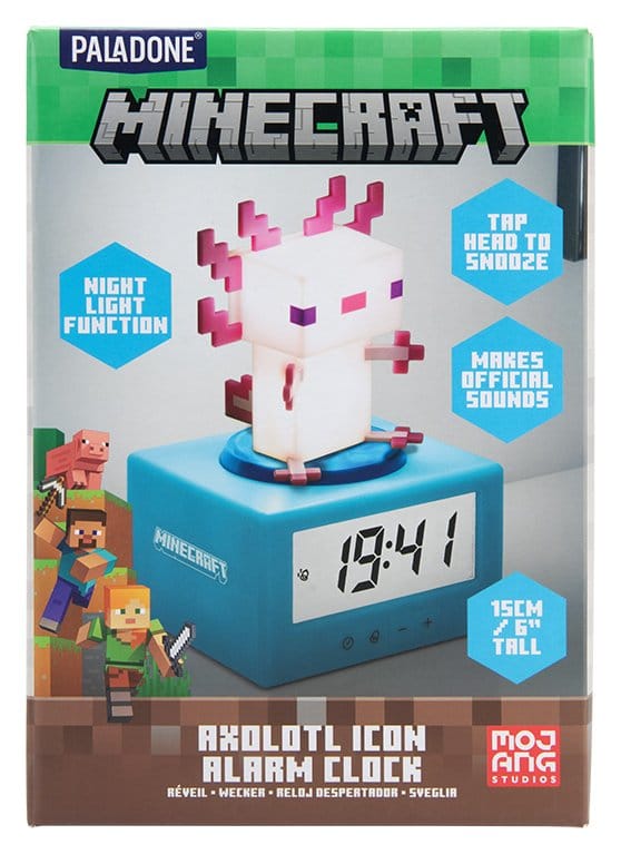 Minecraft Icon Wecker Axolotl - Preorder - ETA: 25.01.2027