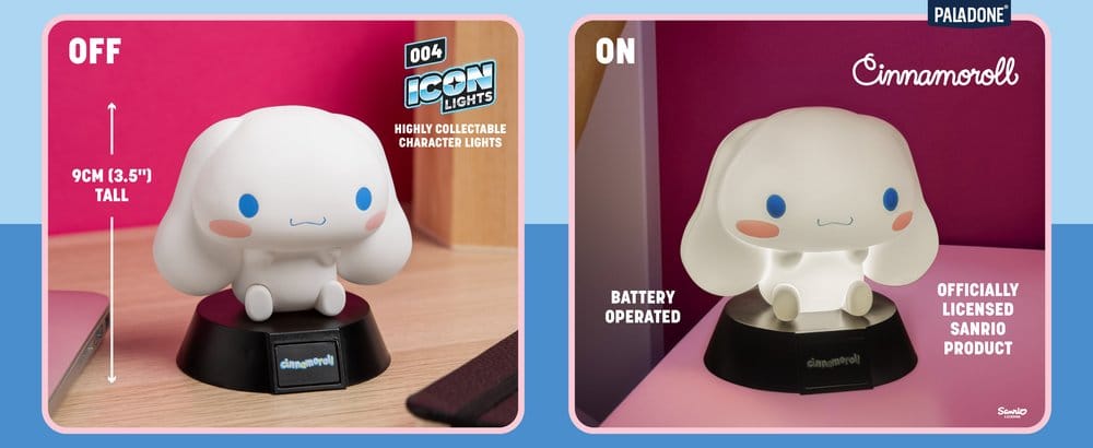 Sanrio Icon Leuchte Cinnamoroll 9 cm - Preorder - ETA: 25.08.2026