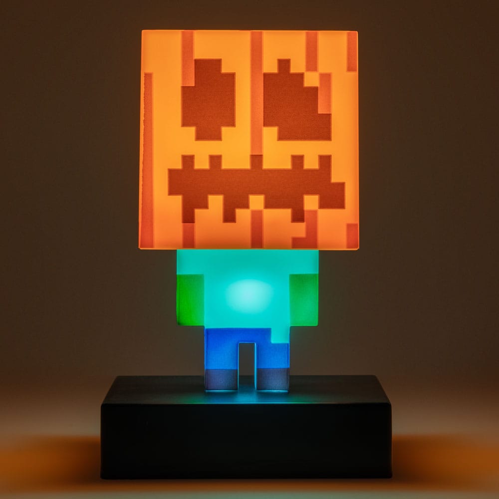 Minecraft Icons Leuchte Zombie Jack O Lantern 10 cm  - Versand: 5-7 Tage nach Bestellung