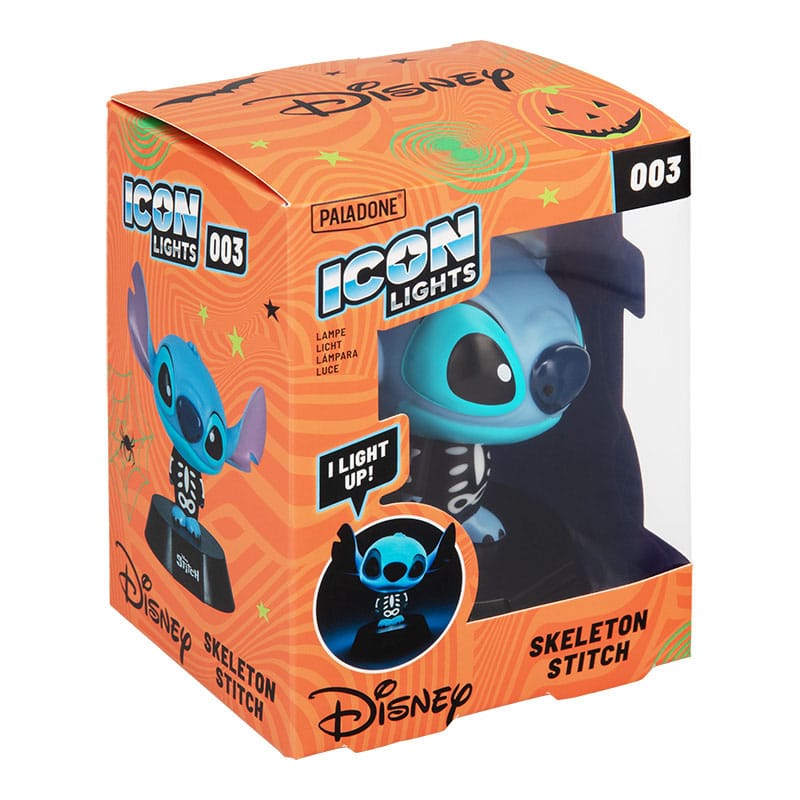 Lilo & Stitch Skelett Icons Leuchte Stitch 11 cm   - Versand: 7 Tage nach Bestellung