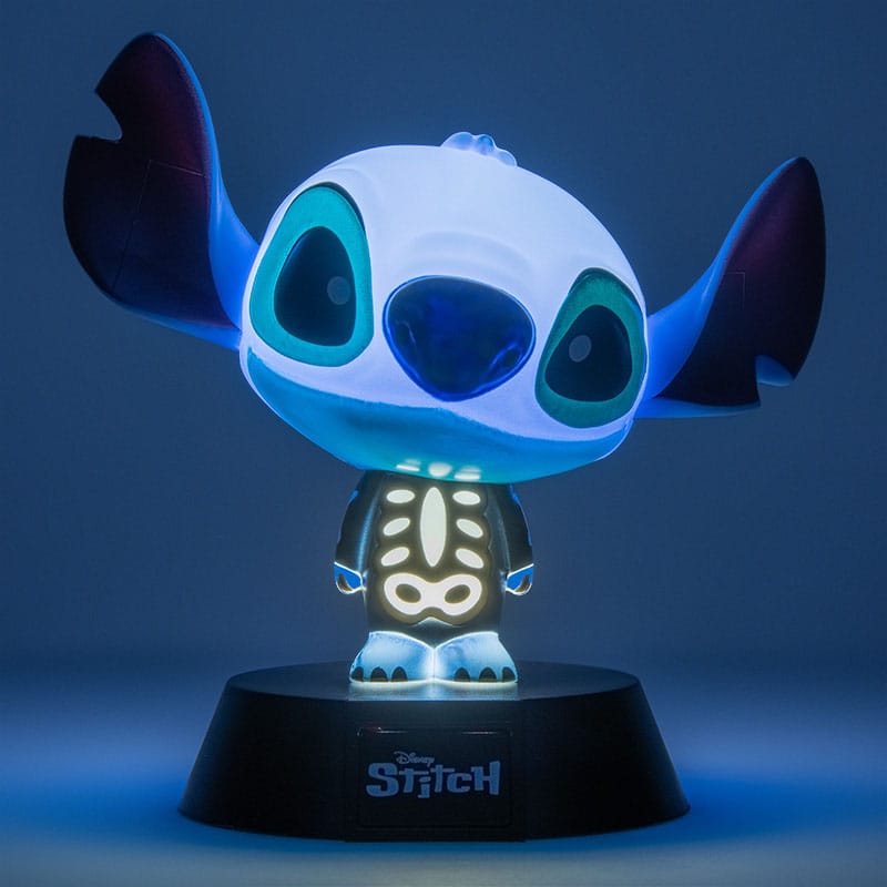 Lilo & Stitch Skelett Icons Leuchte Stitch 11 cm   - Versand: 7 Tage nach Bestellung
