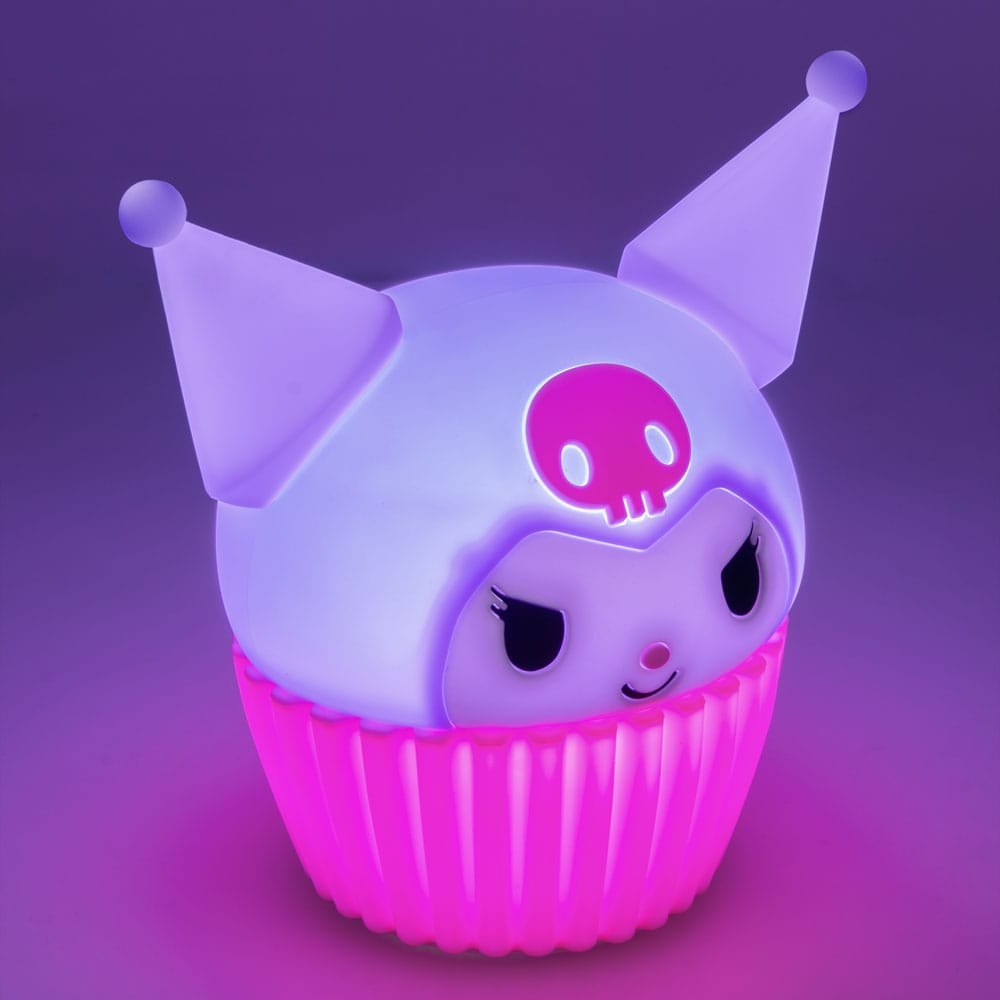 Sanrio Squishy Glo Silikon-Leuchte Kuromi 15 cm       - Versand: 7 Tage nach Bestellung