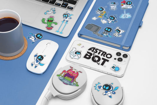 Astro Bot Vinyl Sticker Set Astro Bot - Versand: 7 Tage nach Bestellung