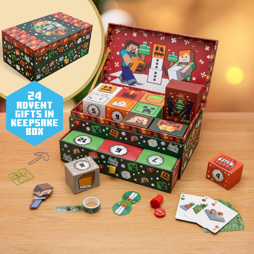 Minecraft Adventskalender Keepsake Box  - Preorder - ETA: 01.02.2026