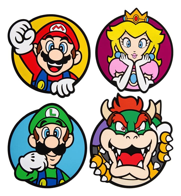Super Mario Untersetzer 4er-Pack - Preorder - ETA: 25.08.2026