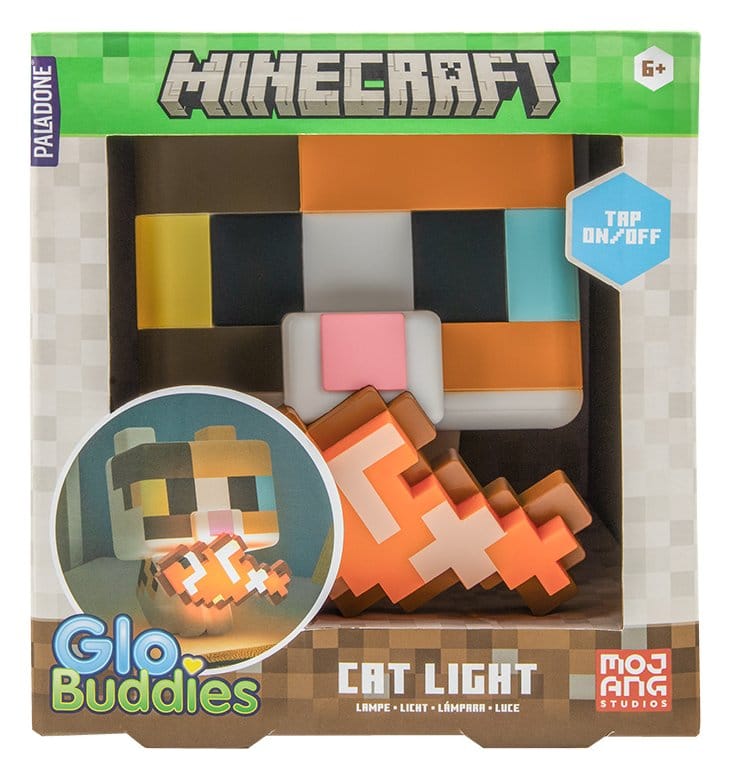 Minecraft GloBuddies Leuchte Cat 15 cm - Preorder - ETA: 25.08.2026