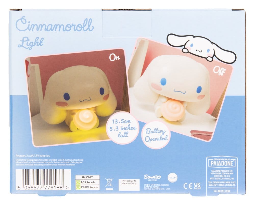 Sanrio GloBuddies Leuchte Cinnamoroll 14 cm - Preorder - ETA: 25.08.2026