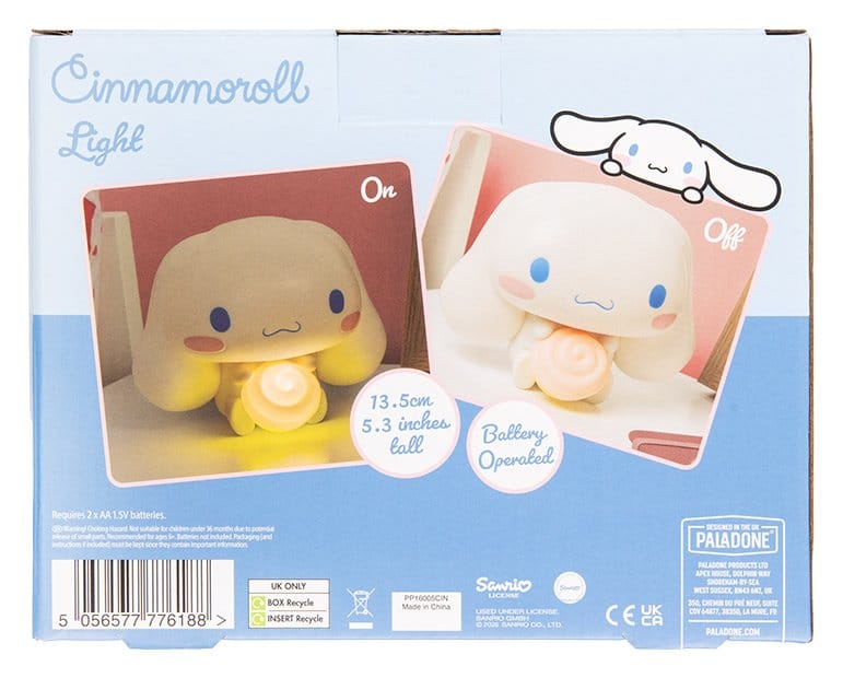 Sanrio GloBuddies Leuchte Cinnamoroll 14 cm - Preorder - ETA: 25.08.2026
