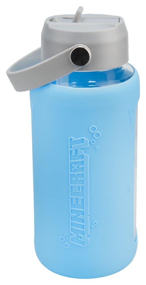 Minecraft Glas Trinkflasche mit Hülle - Preorder - ETA: 25.08.2026