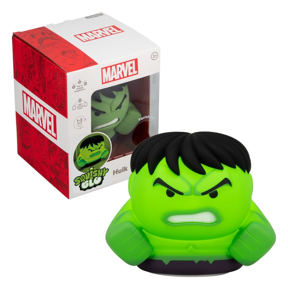 Marvel Universe SquishyGlo Silikon-Leuchte Hulk Rechargeable 15 cm - Preorder - ETA: 25.08.2026