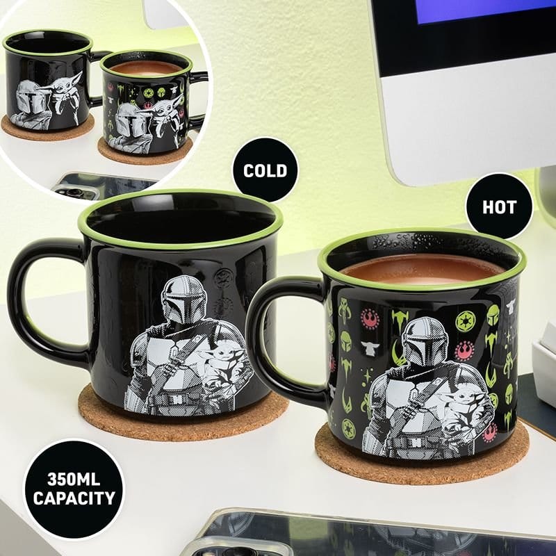 Star Wars: The Mandalorian Tasse mit Thermoeffekt Mandalorian and Grogu - Preorder - ETA: 08.09.2026